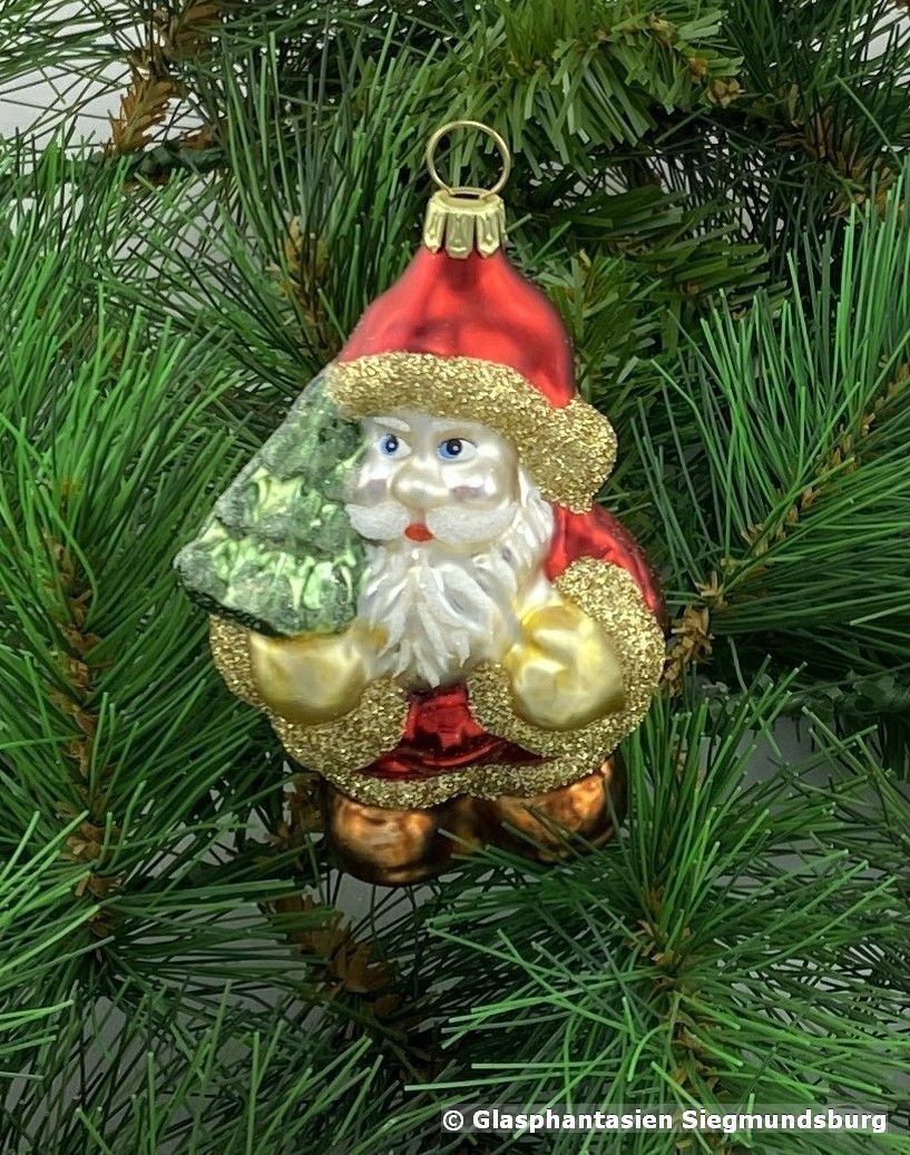 Weihnachtsmann, knuffig ca. 8 cm hoch