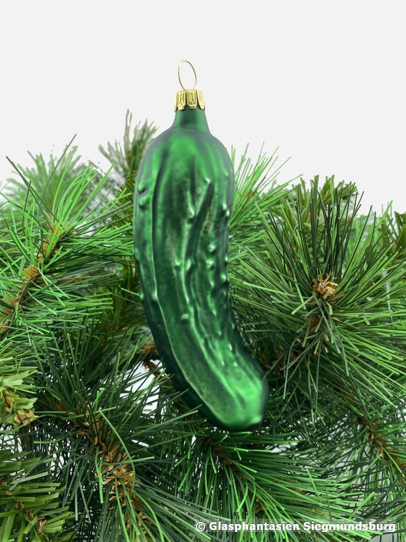 Weihnachtsgurke ca. 10 cm hoch