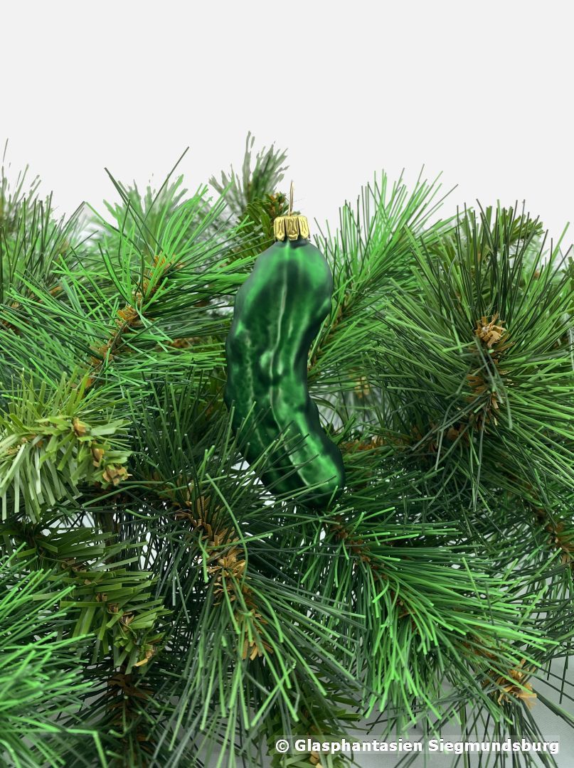 Weihnachtsgurke ca. 6 cm hoch